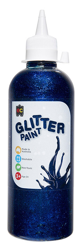 EC Glitter Paint 500ml - Blue