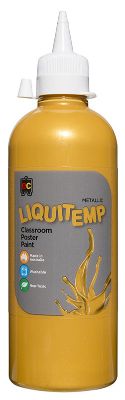 EC Liquitemp Metallic Paint 500ml - Gold