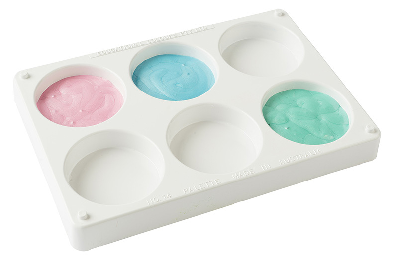 Paint Palette - No.14 Large 6 Wells and Stackable