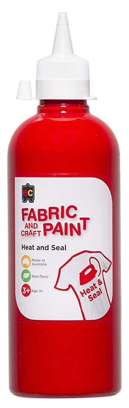 EC Fabric & Craft Paint 500ml - Red