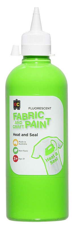 EC Fabric & Craft Fluorescent Paint 500ml - Green
