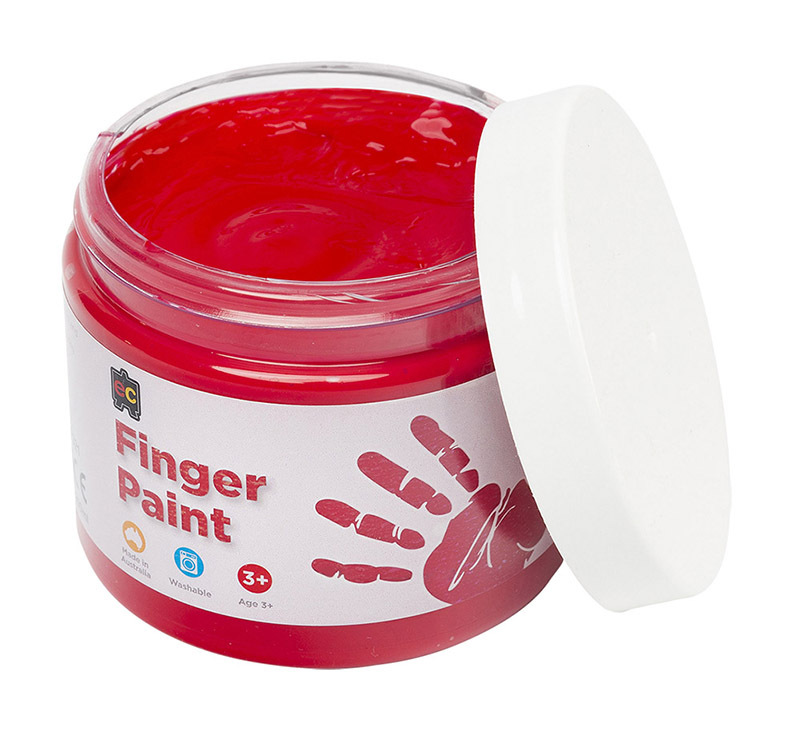 EC Finger Paint 250ml - Red