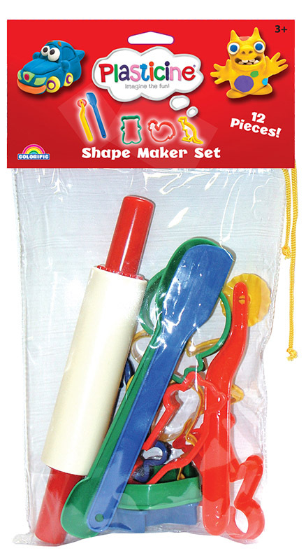 *Plasticine Shape Maker Set - 12pcs