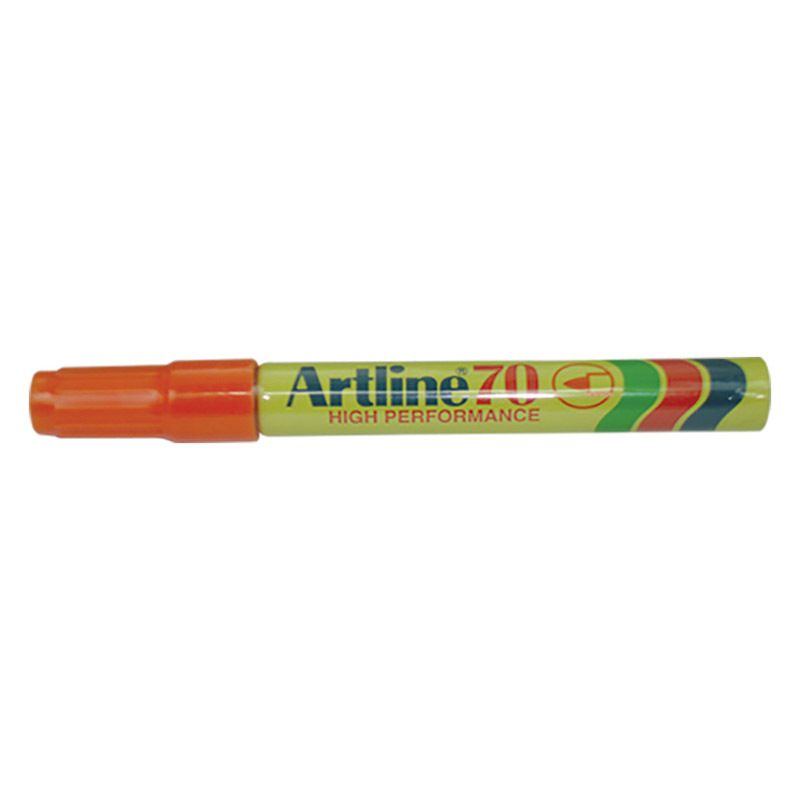 Artline 70 Bullet Permanent Marker - Orange