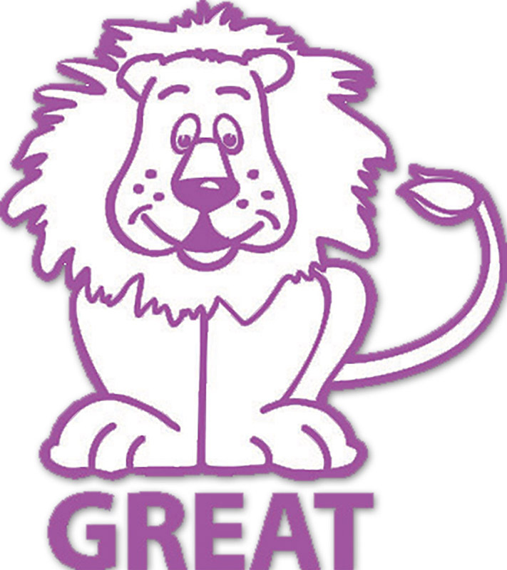 Merit Stamp - Great Lion