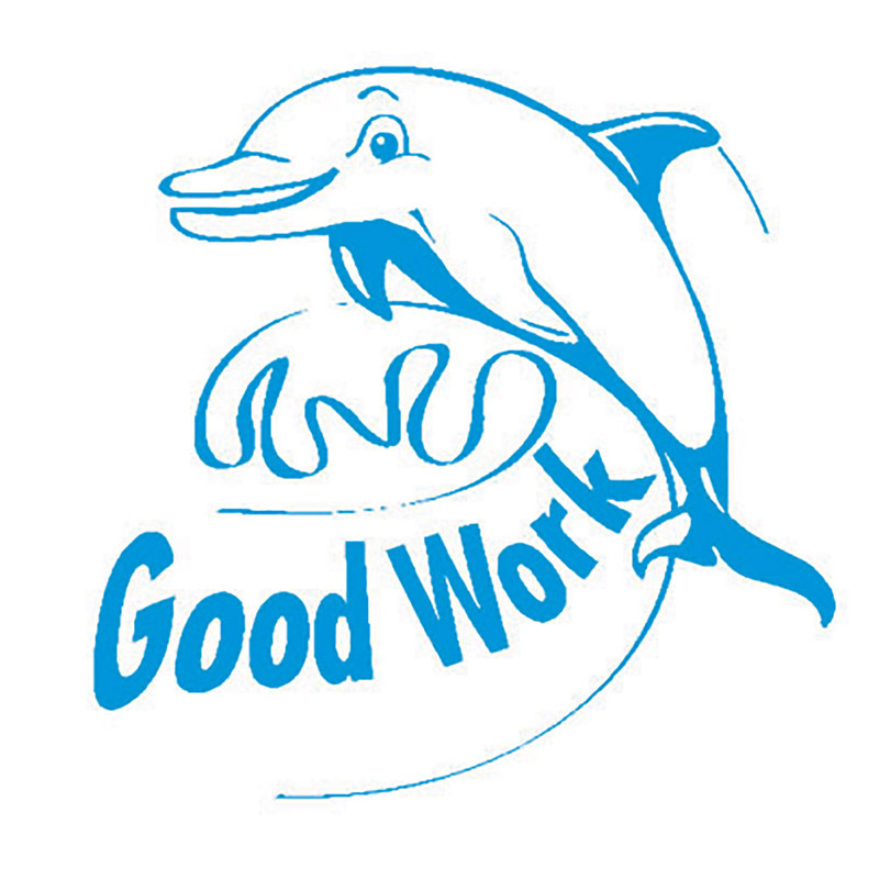 Merit Stamp - Good Work Dolphin