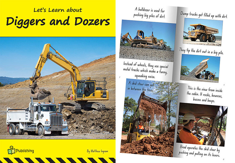 Big Book - Let's Learn about Diggers and Dozers