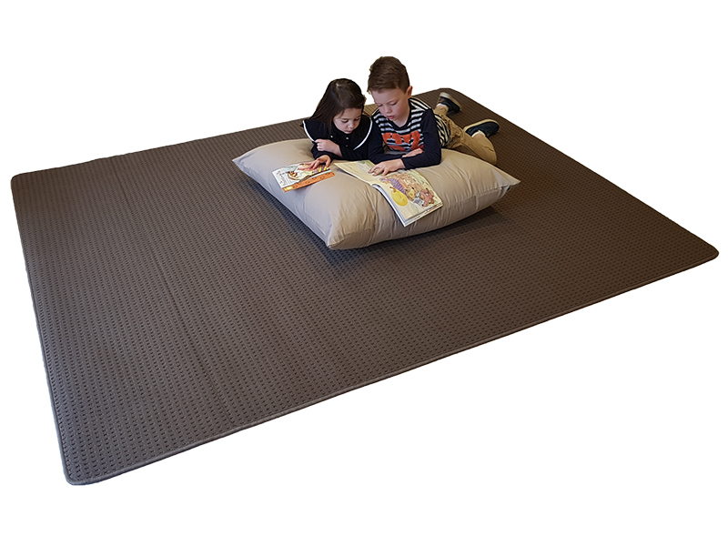 Natural Seating Carpet Mat - Rectangle Taupe 2.4 x 1.8m
