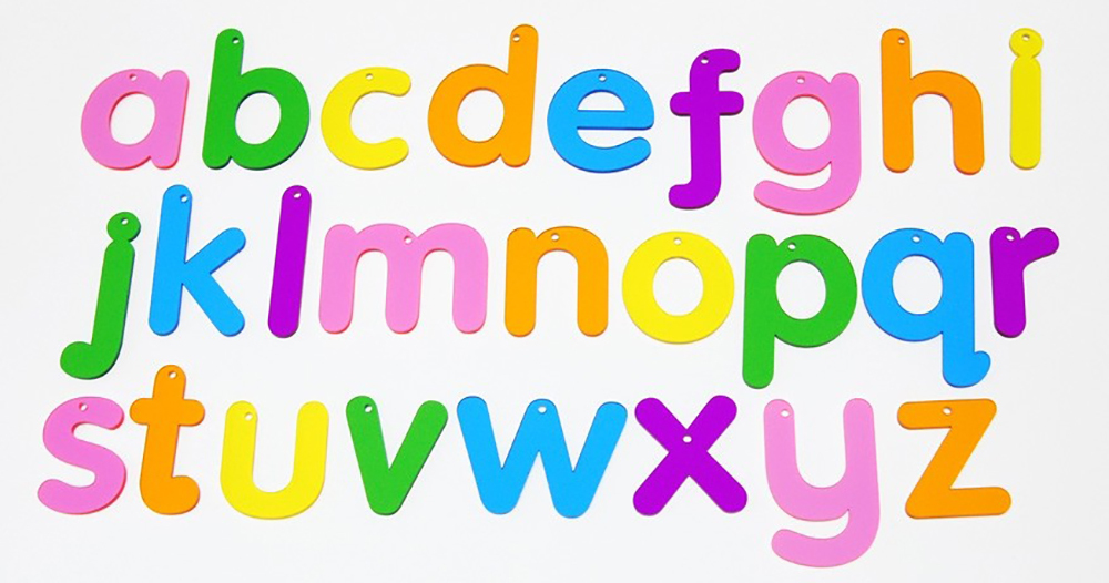 Rainbow Letters Small 7cm