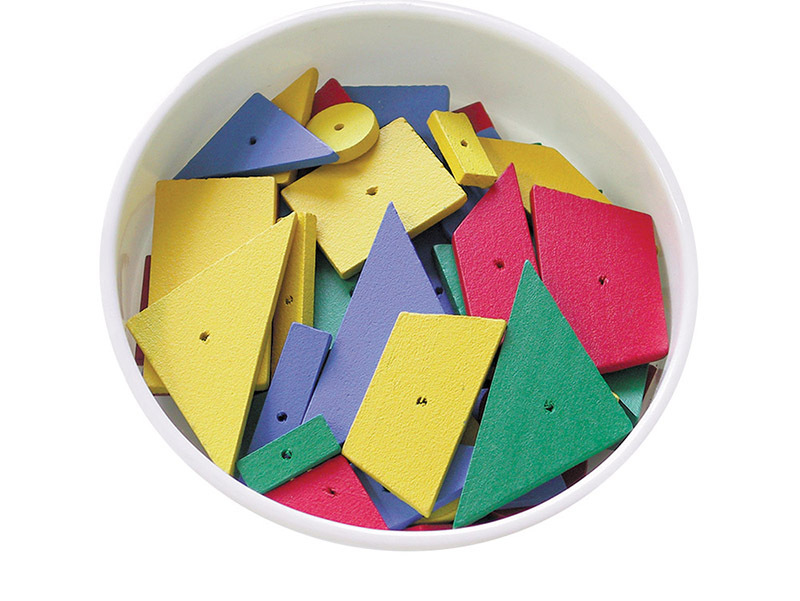 Tap Tap Wooden Pieces - Assorted Shapes 150pcs 300g