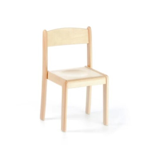 Deluxe Beechwood Timber Chair - 35cm Seat Height