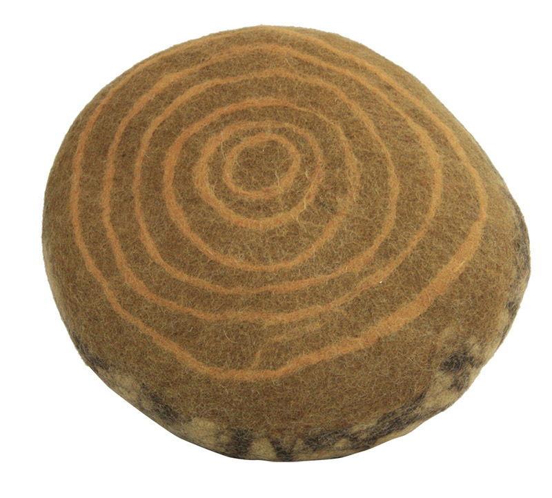 *SPECIAL: Papoose Felt Smartie Cushion - Wood Log