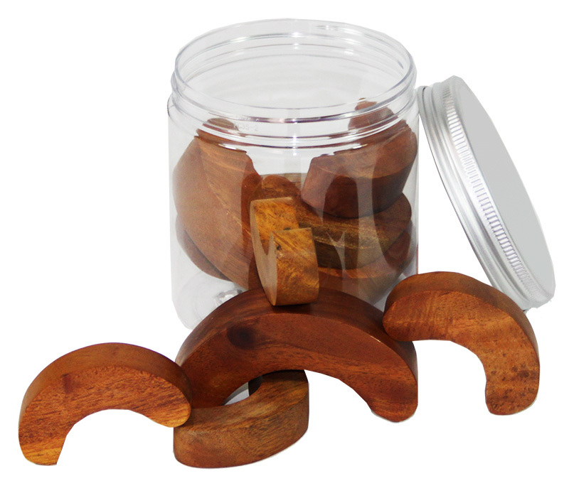 Wooden Balancing Curves - In Portable Play Jar 12pcs