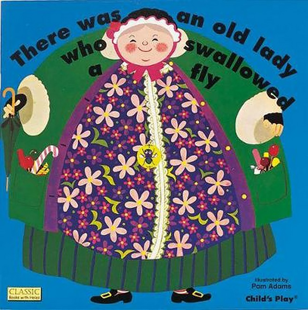 There was an Old Lady Who Swallowed a Fly - Paperback Book