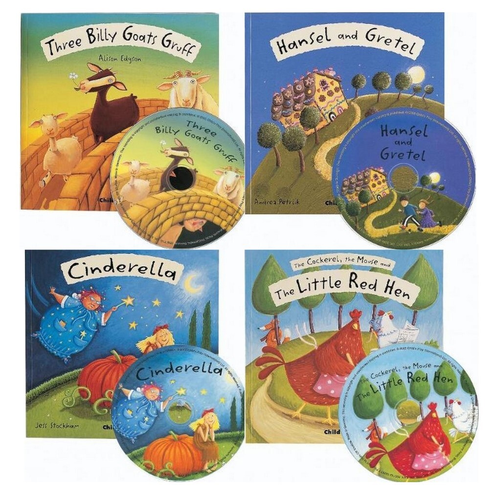 Flip-Up Fairy Tale Book & CD - Set 2