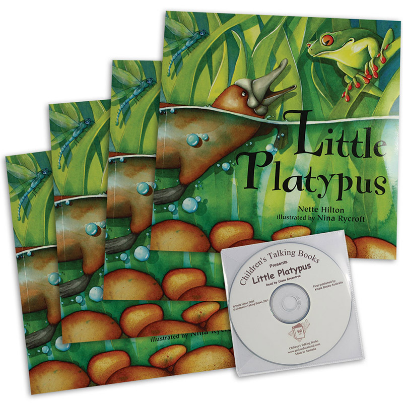 Little Platypus - CD and 4 Book Set