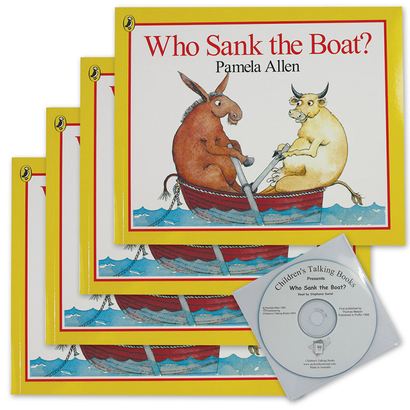 Who Sank the Boat? - CD and 4 Book Set