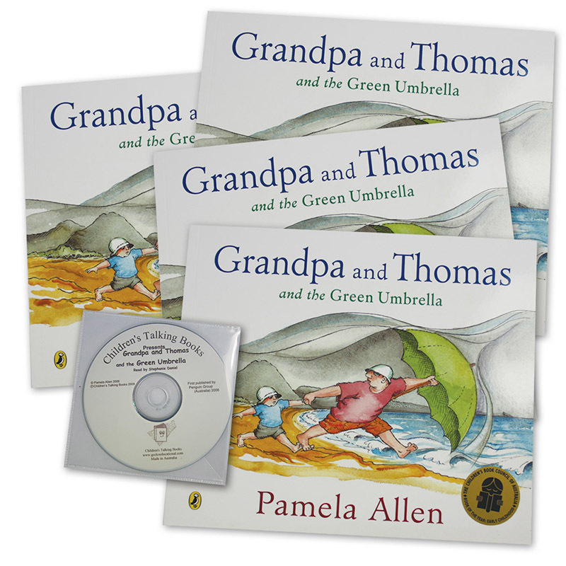Grandpa and Thomas and the Green Umbrella - CD and 4 Book Set