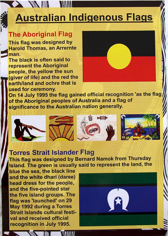 Australian A3 Poster - Indigenous Flags