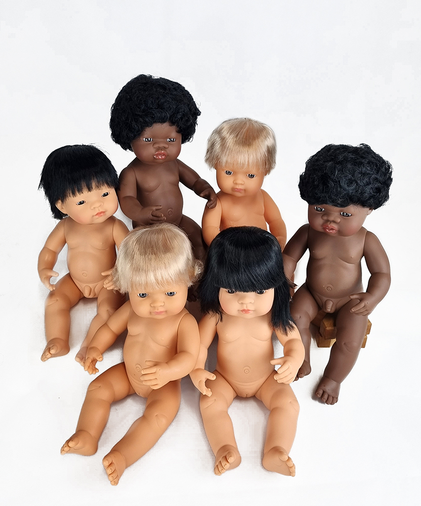Baby Doll 38cm - Set of 6 (3 Boys & 3 Girls)