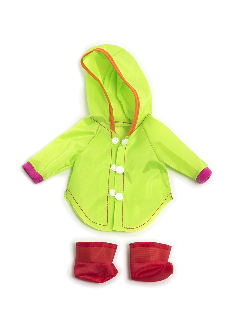 Doll Clothes for 32cm Doll - Raincoat & Gumboots