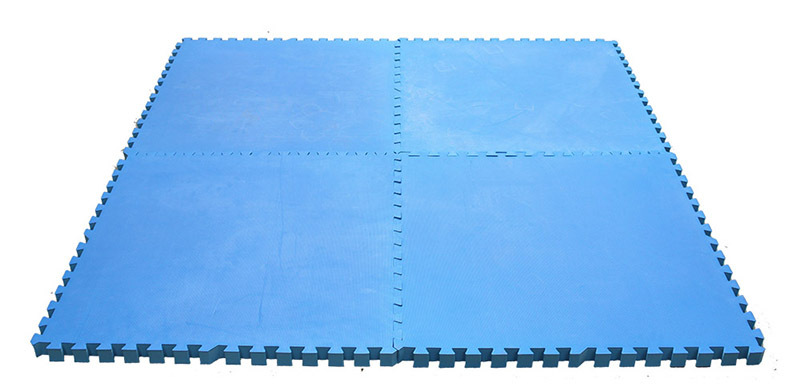 Certified Soft Fall Mat - Blue 100 x 100 x 5cm