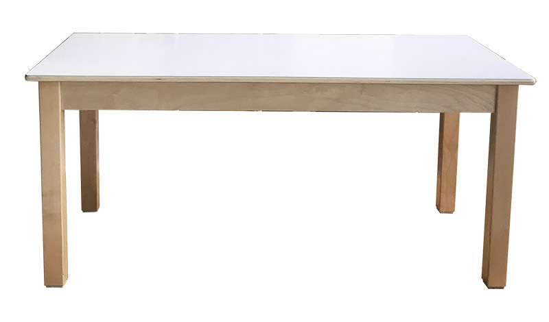*SPECIAL Billy Kidz Birch & Cream Laminate Table Rectangle 1200 x 600mm - 28cmH