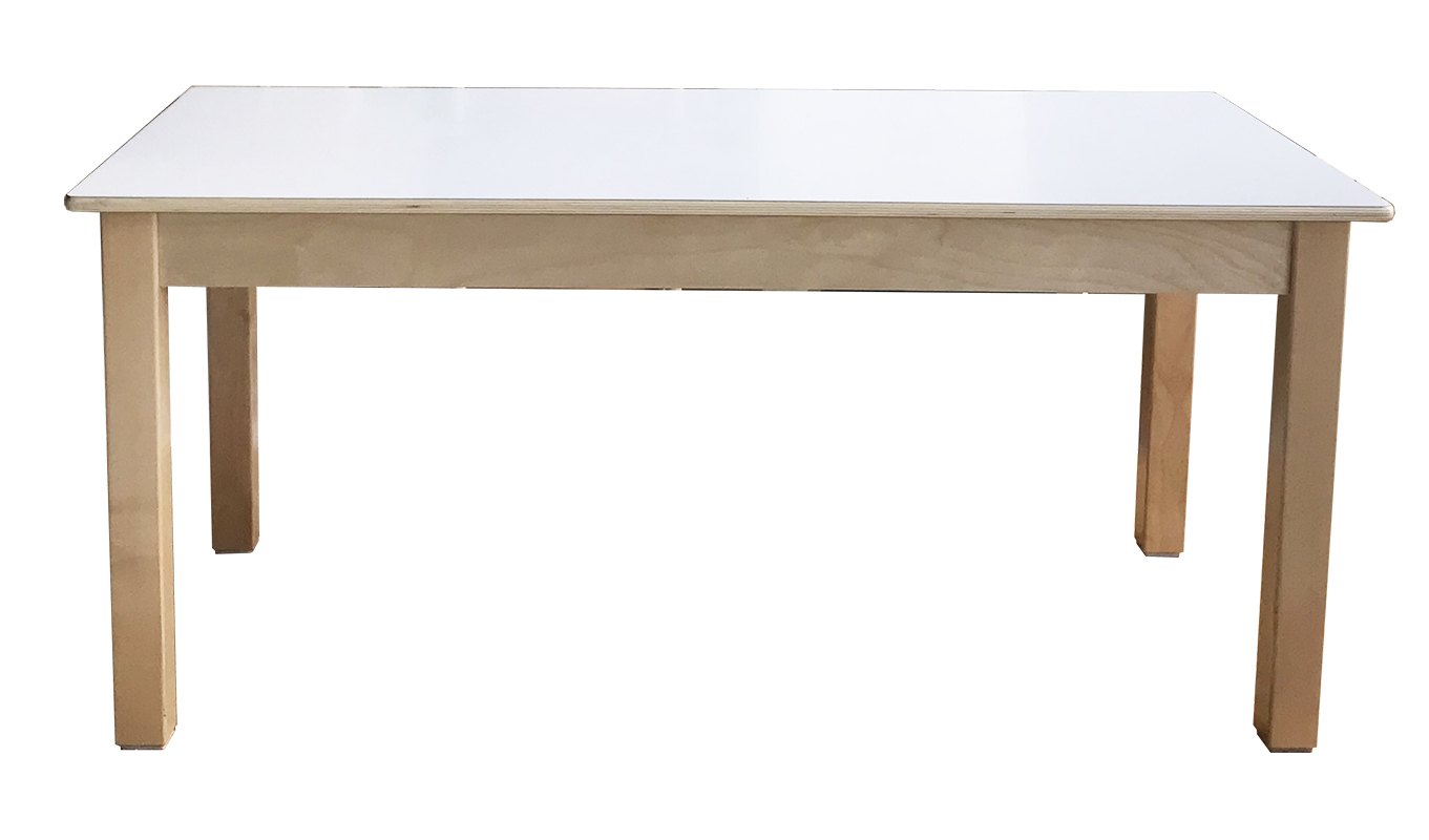 *SPECIAL Billy Kidz Birch & Cream Laminate Table Rectangle 1200 x 600mm - 45cmH