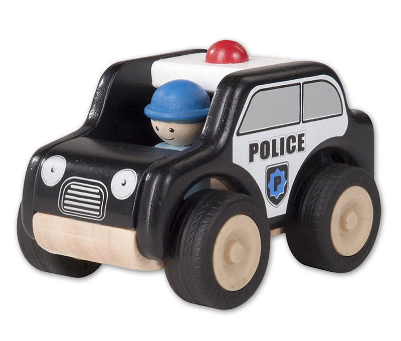 *Wonderworld Mini Emergency Services Vehicles - Police Patrol Car 12 x 8 x 8cmH