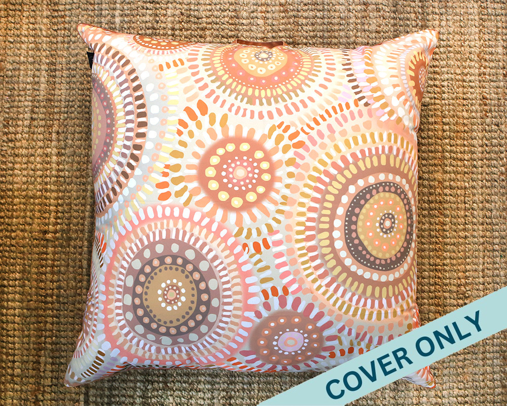 EMRO Indigenous Designed Outdoor Cushion COVER - Connections 1x1m