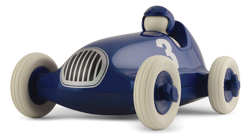 Playforever Classic Vehicles - Bruno Racing Car Metallic Dark Blue 26cm