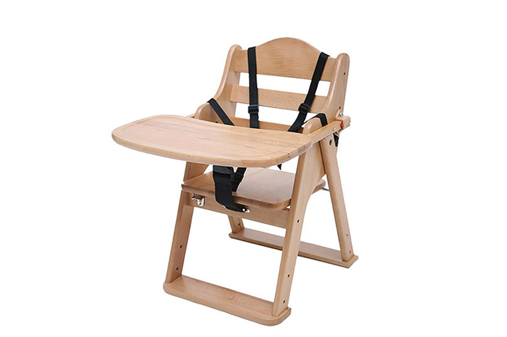 Wooden Low Feeding Chair