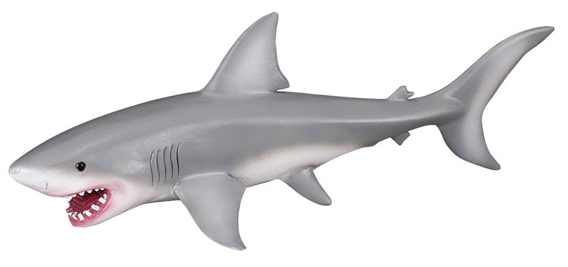 CollectA Sea Life Replica - Great White Shark 19.5 x 7cmH