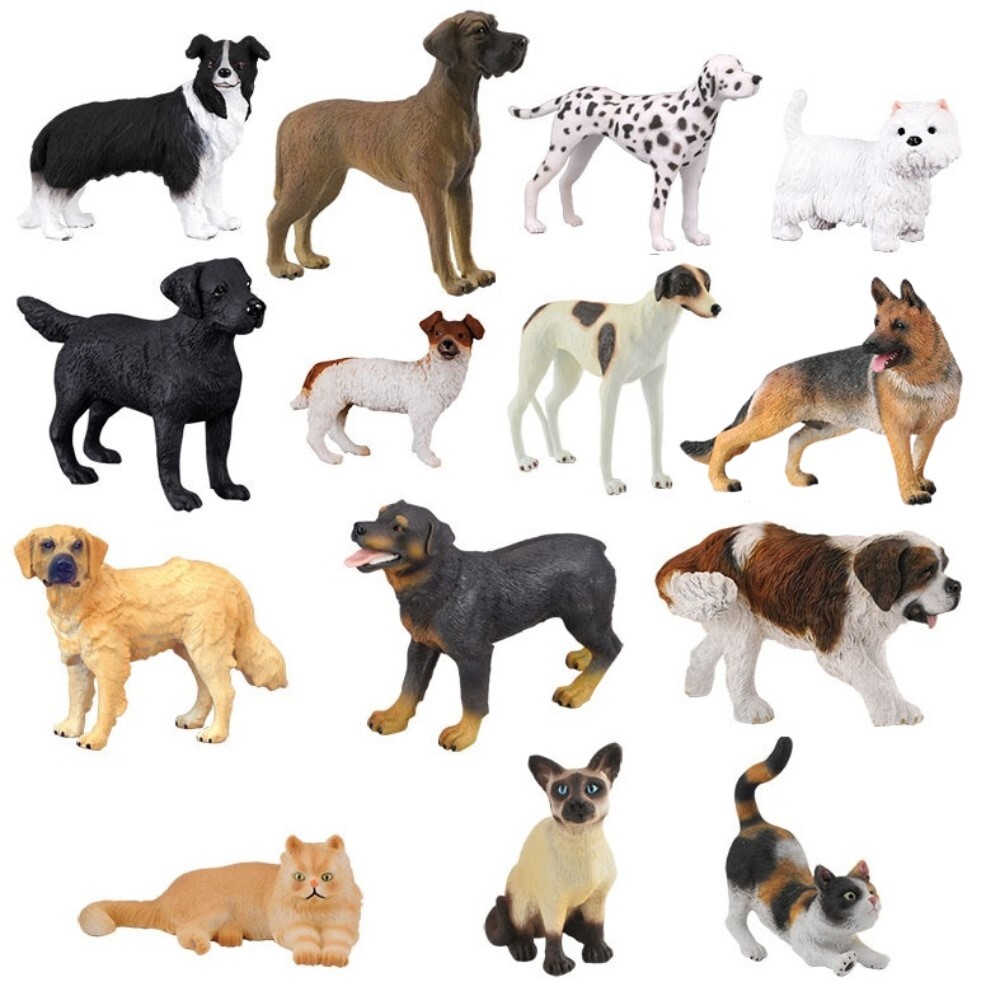 CollectA Cats & Dogs Life Replica - Set of 14