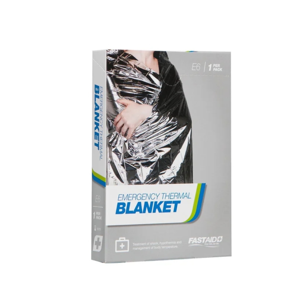 Thermal Rescue/Emergency Silver Space Blanket - 185 x 130cm