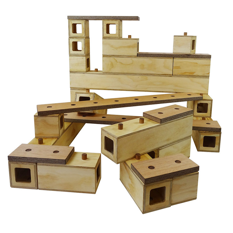 Plywood Connector Blocks 26pcs