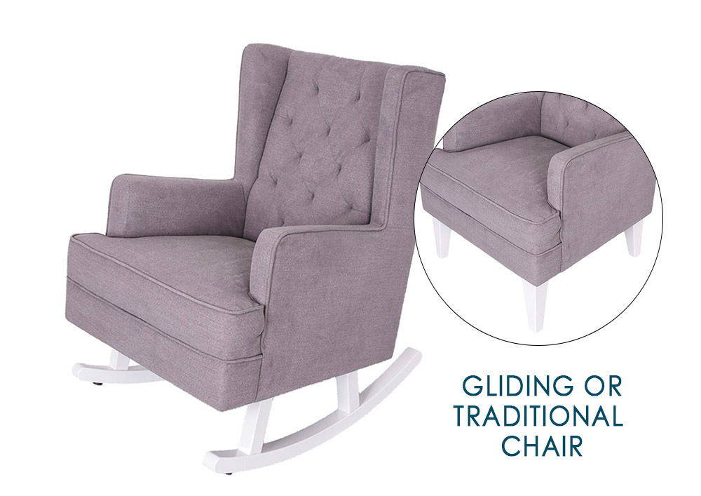 Icarus Glider Chair - Grey