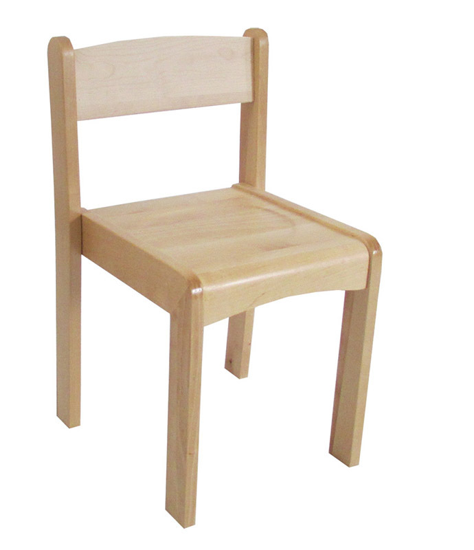 Birch Stackable Wooden Chair - Toddler (26cm)