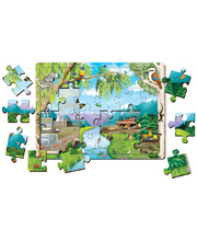 Tuzzles Australian Environmental Change Tray Puzzle - 24pcs