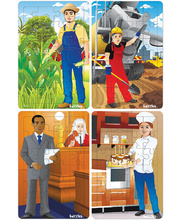*SPECIAL: Tuzzles Multicultural Occupations Puzzles - Group 3 Set of 4