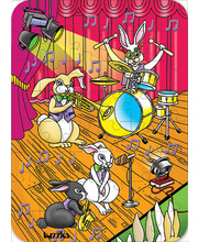*SPECIAL: Tuzzles Hidden Image Puzzle/Game - Rabbits in the Band 48pcs