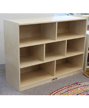 Billy Kidz Birch Medium Storage Unit 76cmH - 7 Spaces With Back