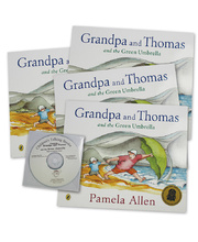 Grandpa and Thomas and the Green Umbrella - CD and 4 Book Set