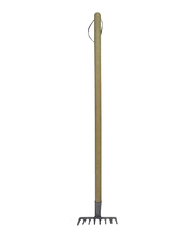 Twigz Stainless Steel Long Handled Tools - Soil Rake 80cmL