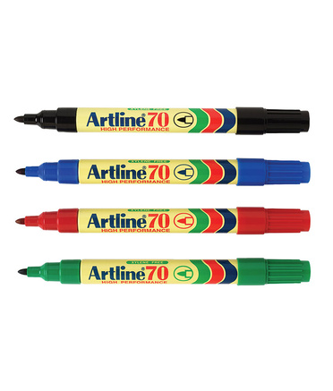 Artline 70 Bullet Permanent Marker - Blue
