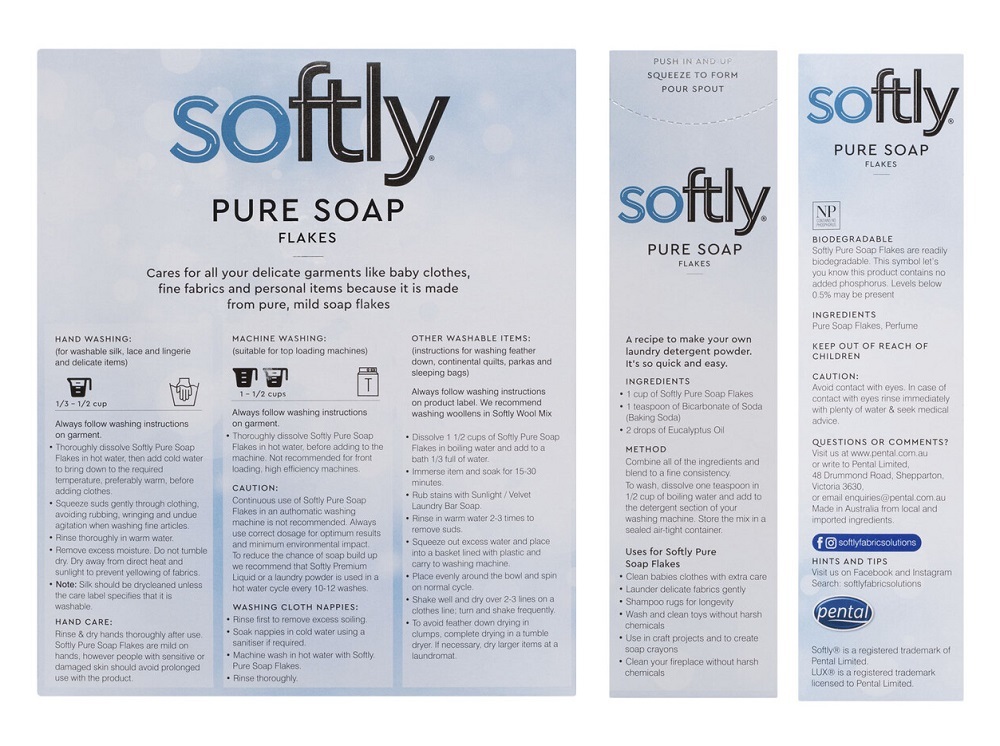 Softly Pure Soap Flakes - 700g