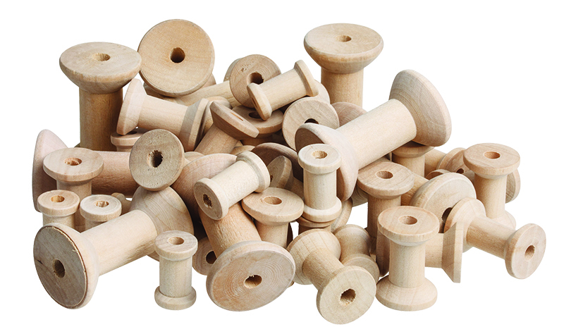 Wooden Craft Spools