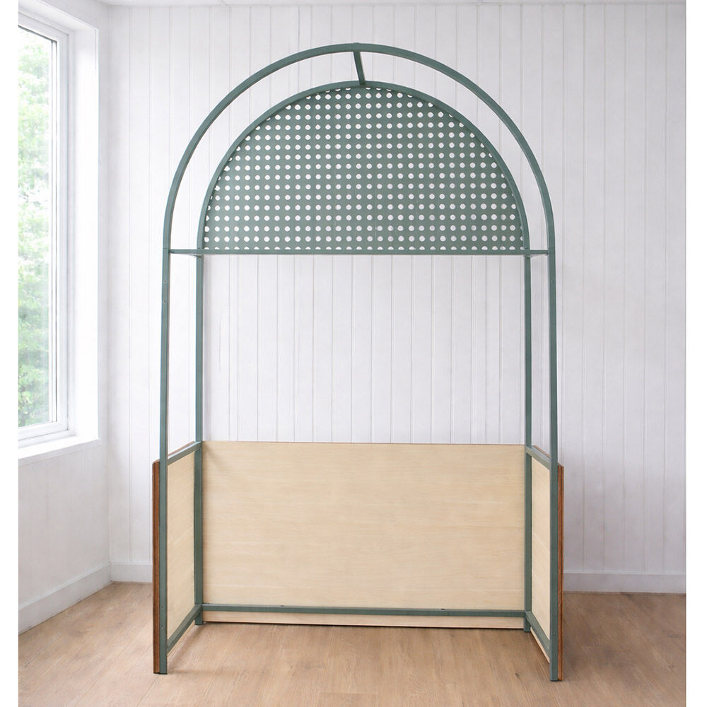 Curiate Arch Frame with Perforated Feature & Surround - Fern