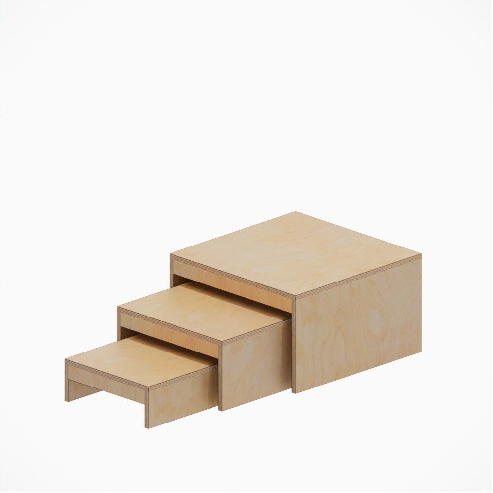 Curiate Nesting Table Set  3pcs