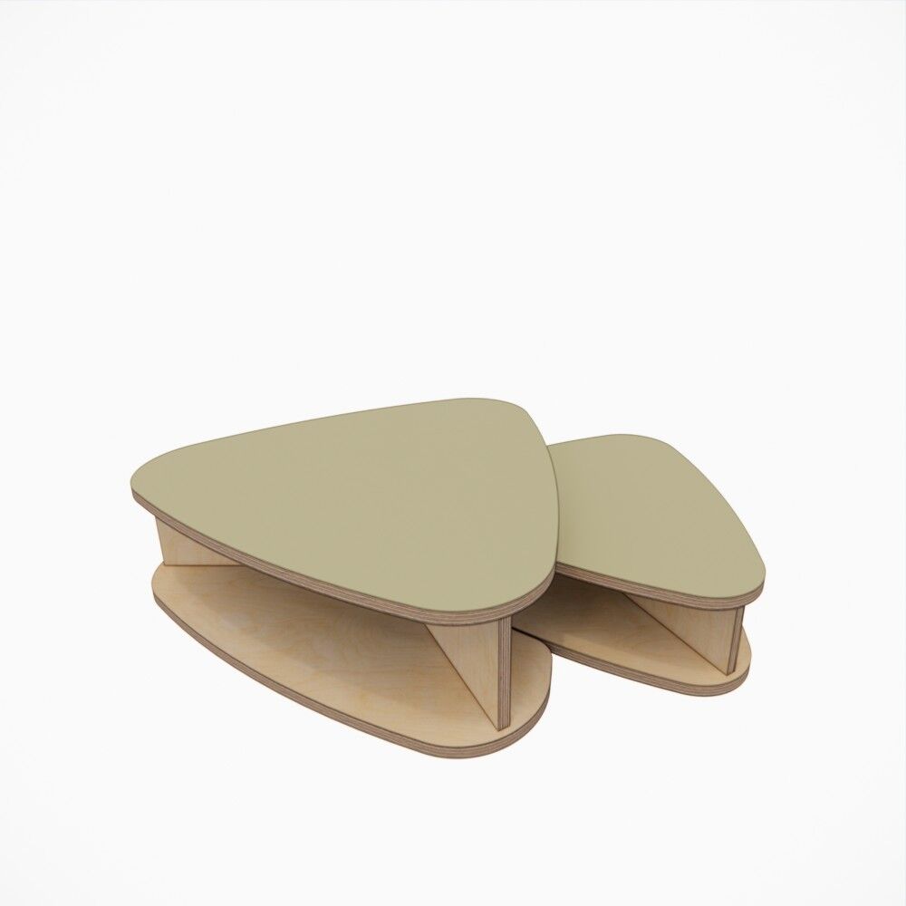 Curiate Platform Set 2pcs - Fern/Birch